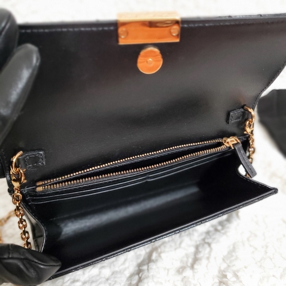 Versace Greca Goddess Mini Quilted Patent Leather Shoulder Bag - Picture 13 of 16